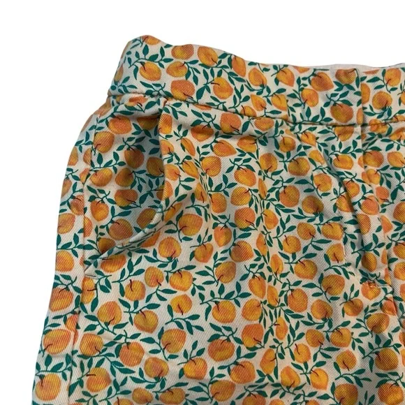 Crewcuts Girls’ Scalloped Shorts – Citrus Print, Size 8 - Picture 2 of 5